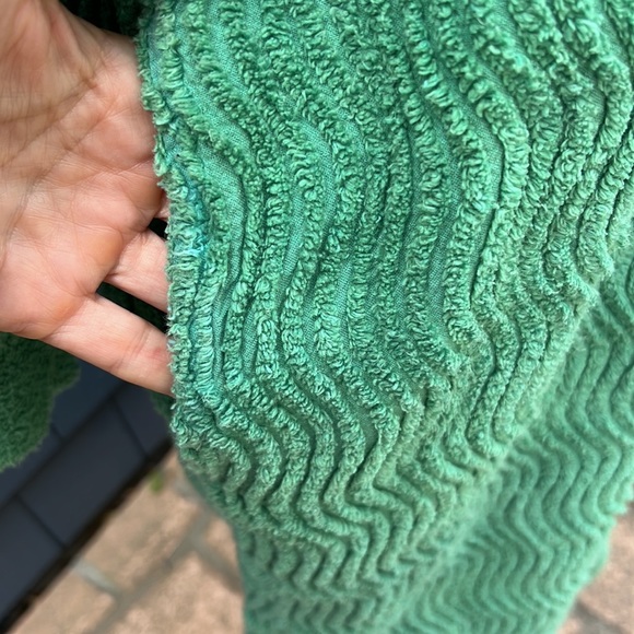 Vintage Terry Cloth Robe long thick zip front large - Picture 4 of 16